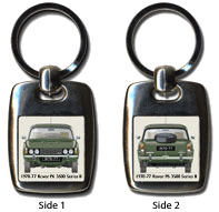 Rover P6 3500 (Series II) 1970-77 Keyring 5